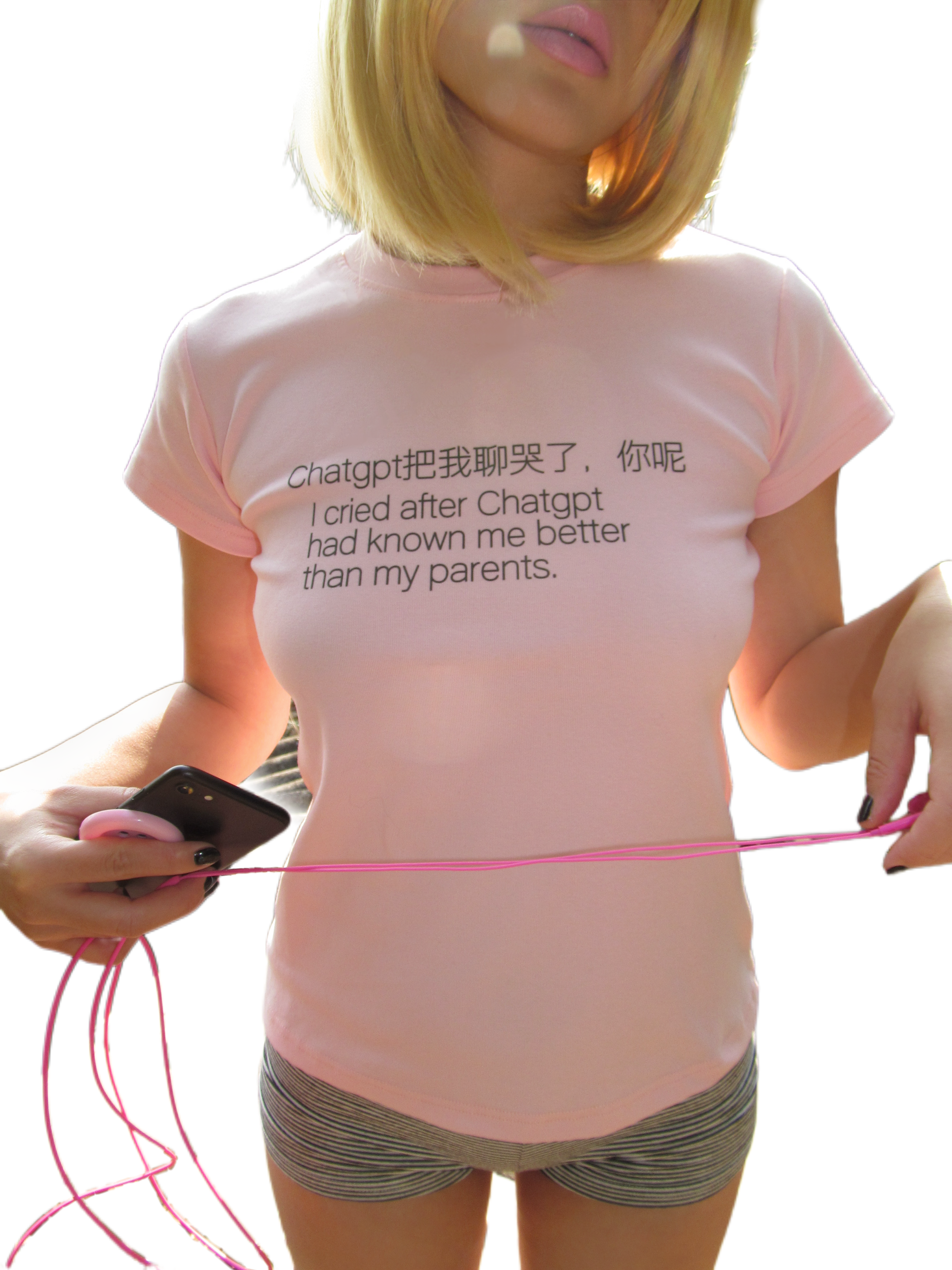 AIaremyfriends Pink T-shirt